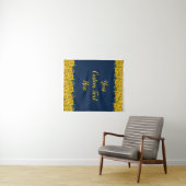 Tenture Marine Bleu Tournesol Anniversaire arrière-plan Ph (En situation (horizontale))