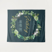 TENTURE MARINE SUCCULENTE FOLIAGE EAU COULEUR ANNIVERSAIRE (Devant (Horizontal))