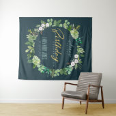 TENTURE MARINE SUCCULENTE FOLIAGE EAU COULEUR ANNIVERSAIRE (En situation (horizontale))