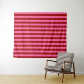 Tenture Maroon Rouge rose rayures Design (En situation (horizontale))
