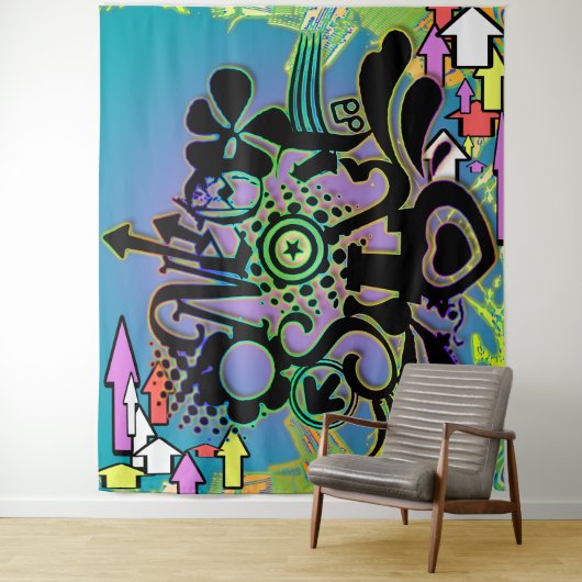 Tenture Marque n° 1 (En situation)