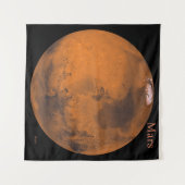 Tenture Mars Globe par la NASA (Devant (Horizontal))