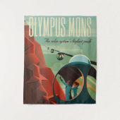 Tenture Mars Olympus Mons Système solaire Volcano le plus  (Devant)