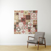 Tenture Marsala Marsala Marsala Motif en Carrelage (En situation (horizontale))