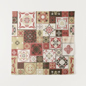 Tenture Marsala Marsala Marsala Motif en Carrelage (Devant)