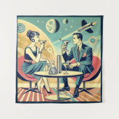 Tenture Martini Space Travel Affiches de l'équipage de con (Devant)