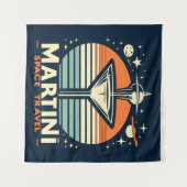 Tenture Martini Space Travel Lift Off Logo (Devant (Horizontal))