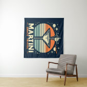 Tenture Martini Space Travel Lift Off Logo (En situation (horizontale))