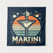 Tenture Martini Space Travel Lift Off Logo (Devant)