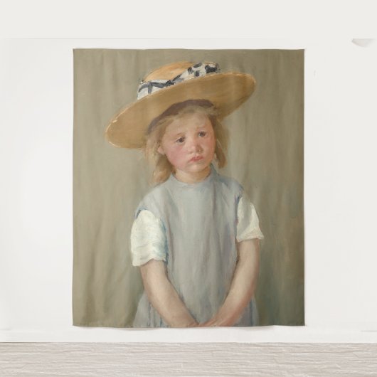 Tenture Mary Cassatt - Enfant en paille Casquette (Devant)
