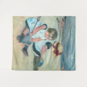 Tenture Mary Cassatt - Enfants jouant sur la plage (Devant (Horizontal))