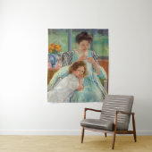 Tenture Mary Cassatt - Jeune mère coudre (En situation)