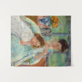 Tenture Mary Cassatt - Jeune mère coudre (Devant (Horizontal))