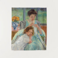 Mary Cassatt - Jeune mère coudre