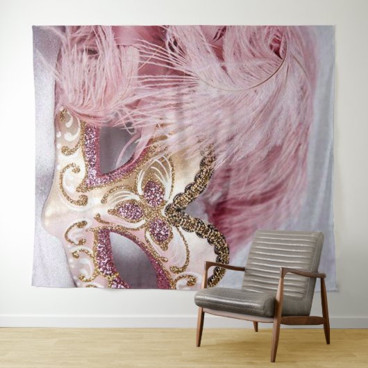 Tenture Mascarade  (En situation (horizontale))