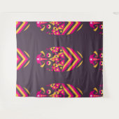 Tenture Masque autochtone aztèque (Devant (Horizontal))