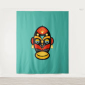 Tenture Masque Rasta africain (Devant)