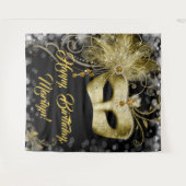 Tenture Masquerade Anniversaire (Devant (Horizontal))