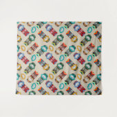 Tenture Masques tribaux ethniques (Devant (Horizontal))