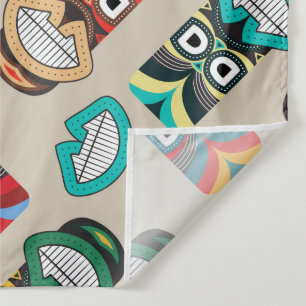 Tenture Masques tribaux ethniques