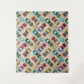 Tenture Masques tribaux ethniques (Devant)