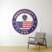 Tenture Massachusetts (En situation (horizontale))