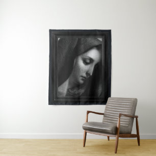 Tenture Mater Dolorosa Engraving par Carlo Dolci