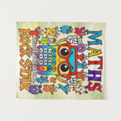 Tenture Maths Multiplication Rockstar Cute Poster for Kids (Devant (Horizontal))