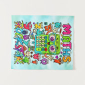 Tenture Maths Rockstar Cute Calculator Poster for Kids (Devant (Horizontal))