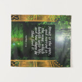 Tenture Matthieu 7:14 (Devant (Horizontal))