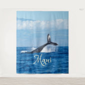 Tenture Maui Hawaii Ocean Whale Tail (Devant)