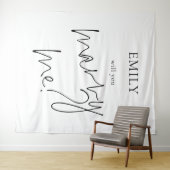 Tenture Me marierez-vous un signe de proposition surprenan (En situation (horizontale))