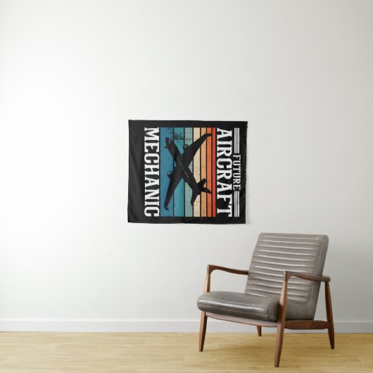 Tenture Mécanicien d'aéronef futur (En situation (horizontale))