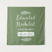 Tenture Médecine naturelle herbaliste instruite (Devant)