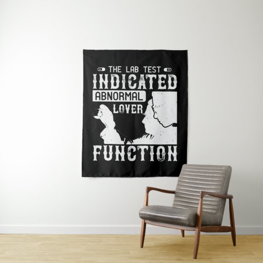 Tenture Médecine - Test en laboratoire montre un amoureux (En situation)