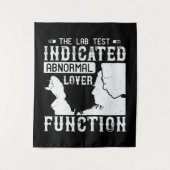 Tenture Médecine - Test en laboratoire montre un amoureux (Devant)