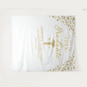 Tenture Médicale School White Gold Gradut Contexte (Devant (Horizontal))