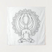 Tenture Méditation. (Devant)