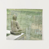 Tenture Méditation de la réflexion sur l'eau du Bouddha (Devant (Horizontal))