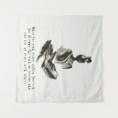 Tenture Méditation de l'instructeur de Yoga Pose Pose Brus (Devant (Horizontal))