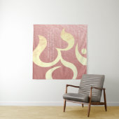 Tenture Méditation Yoga Instructeur Vie Coach OM Citations (En situation (horizontale))