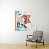 Tenture Medium (50" x 60") Tapestry (En situation (horizontale))