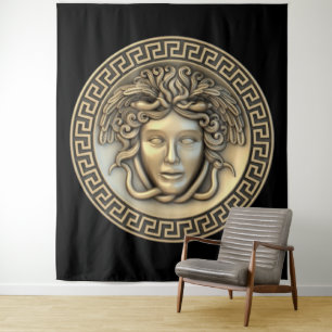 Tenture Medusa Gold Wall Art