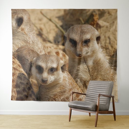 Tenture Meerkat 039 (En situation (horizontale))