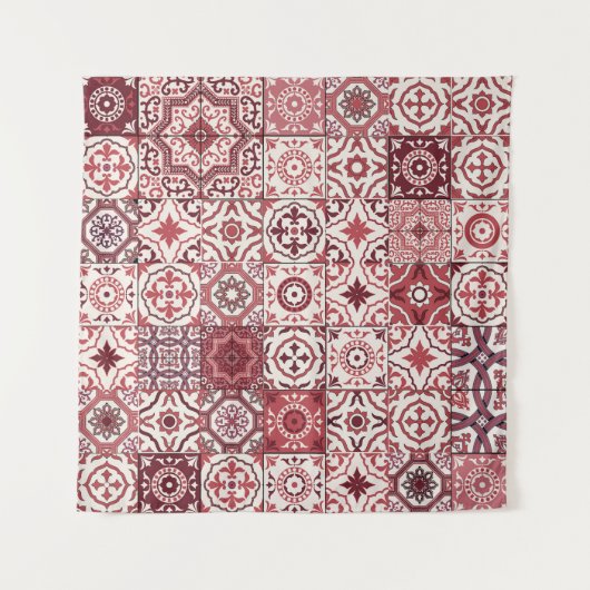 Tenture Mega Magnifique Motif marocain Patchwork (Devant)