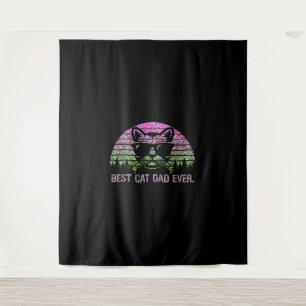 Tenture Meilleur Chat Papa Jamais Chemise