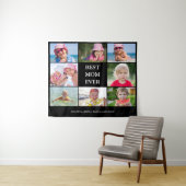Tenture Meilleur Collage Photo de Maman (En situation (horizontale))