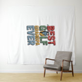 Tenture Meilleur Grand-Père De Golf (En situation (horizontale))