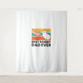 Tenture Meilleur Lapin Papa Jamais Drôle Rabbit Père Rabbi (Devant)