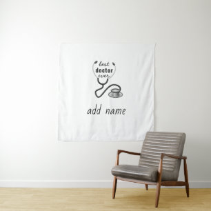 Tenture Meilleur Médecin de Tous les Temps Remerciement Mé